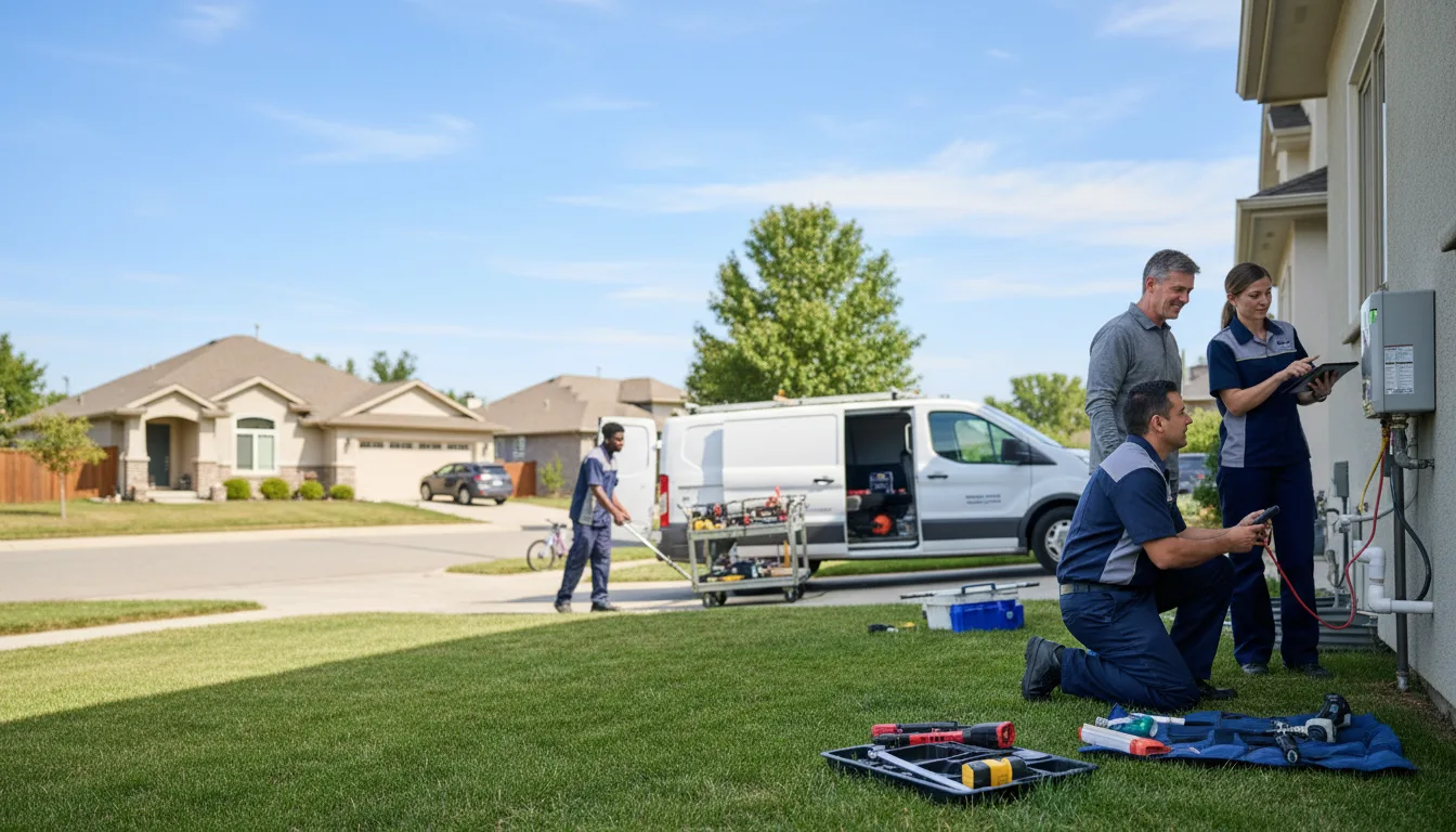 Tankless water heater service in Huggins, MO